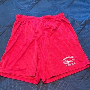 Red Monmouth College Women's Shorts